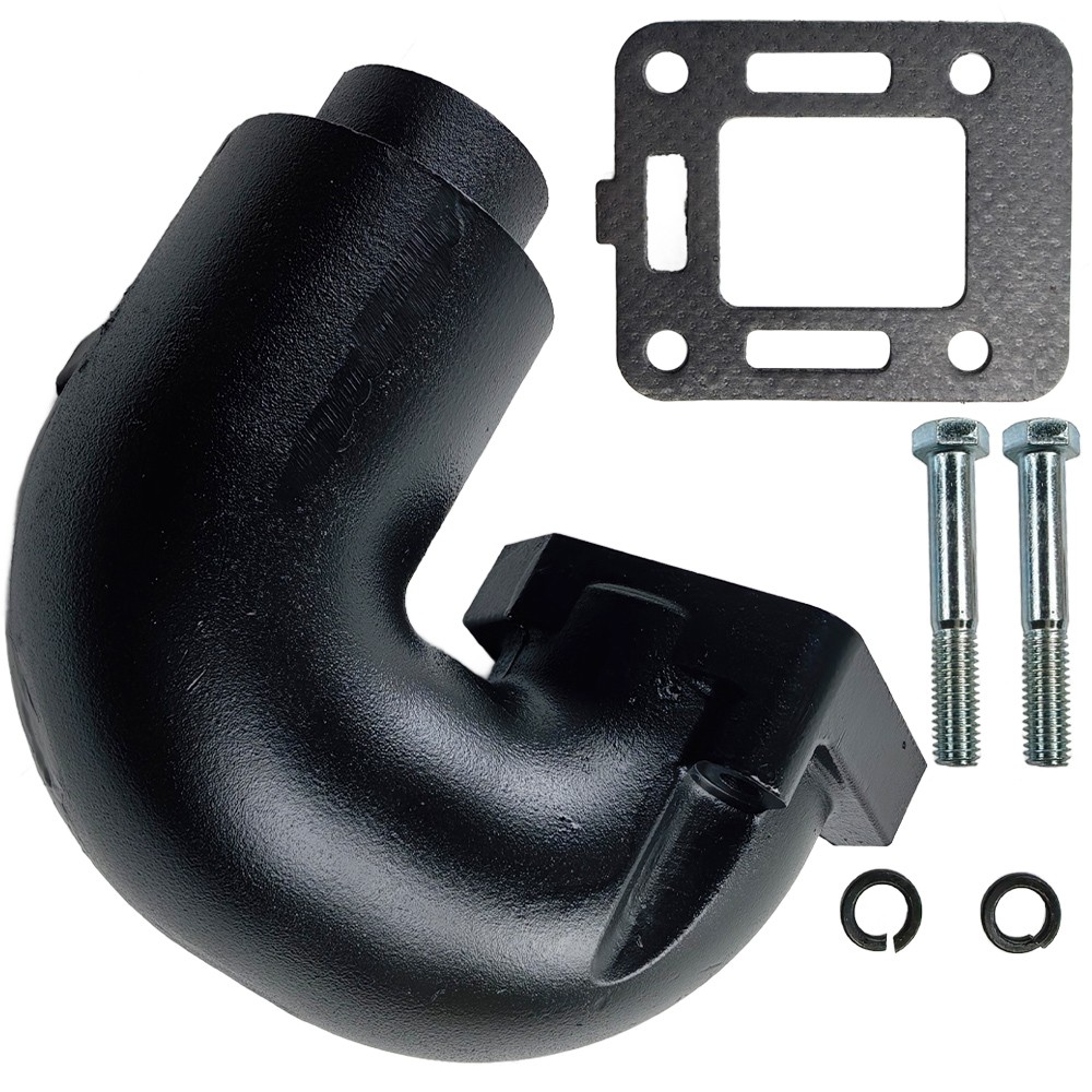 For MerCruiser Marine Exhaust Riser Elbow 120 140 3.0 LX 2.5 12076A2 18-1975