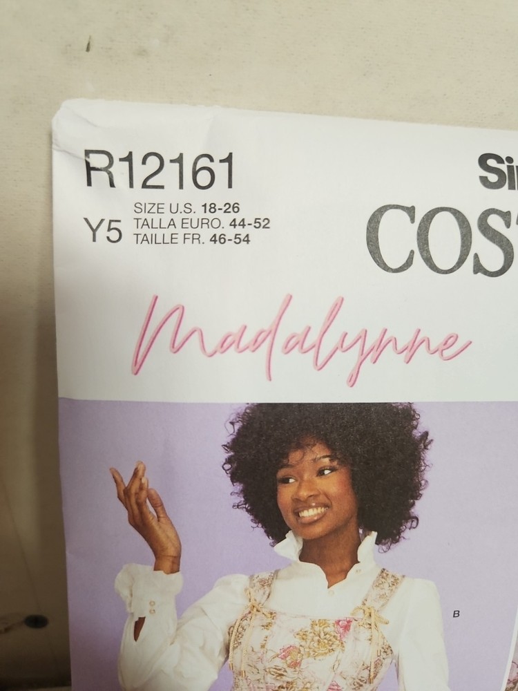 SIMPLICITY CORSETS COSTUMES PATTERN # R12161