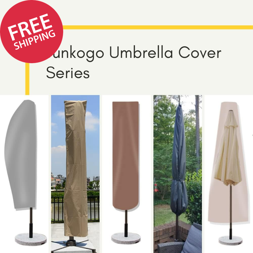 420D Oxford Patio Umbrella Cover Straight Pole Market Parasol Waterproof Guard