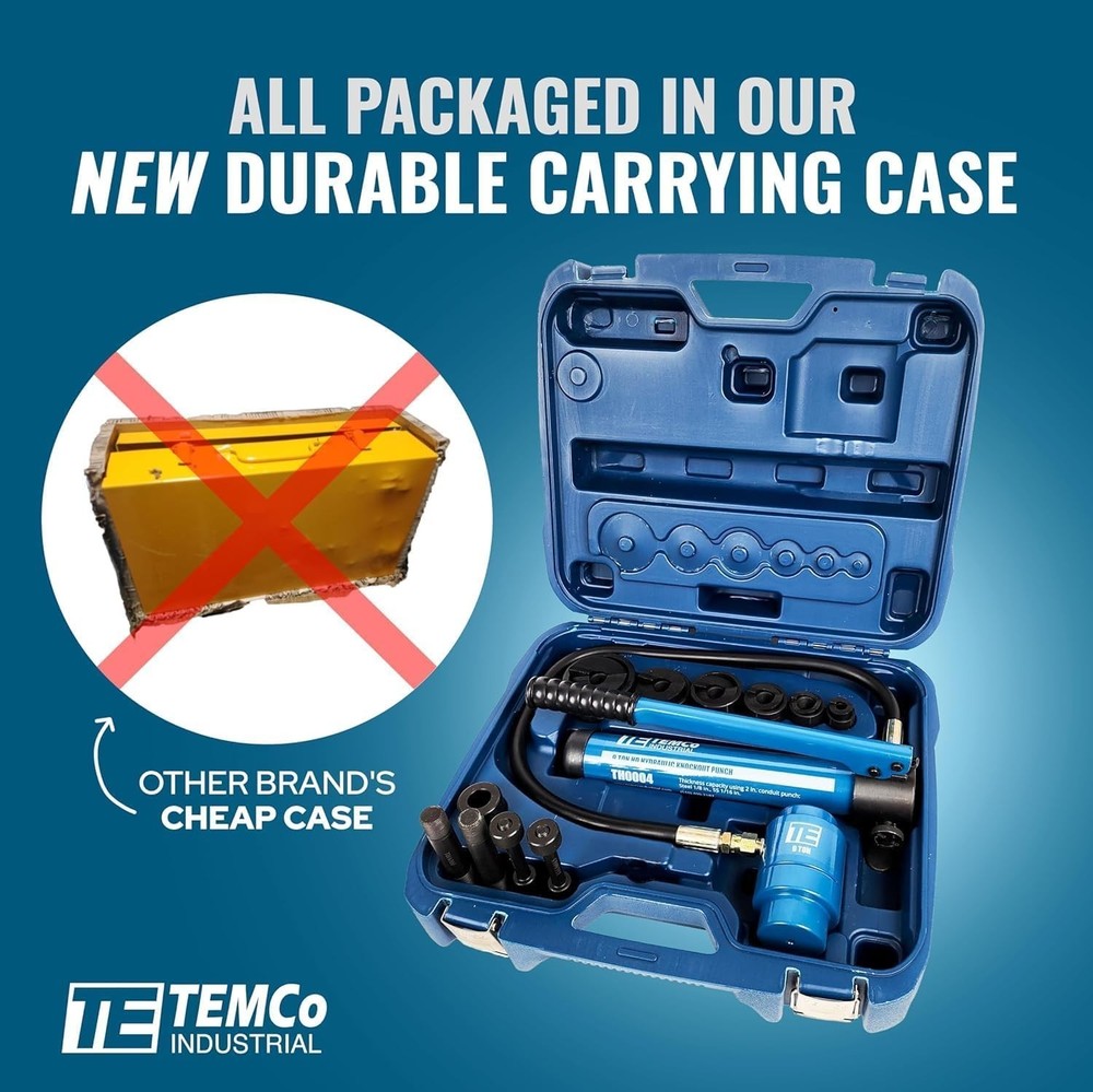 Professional Hydraulic Punch Tool - Conduit Cutter with Alignment Precision