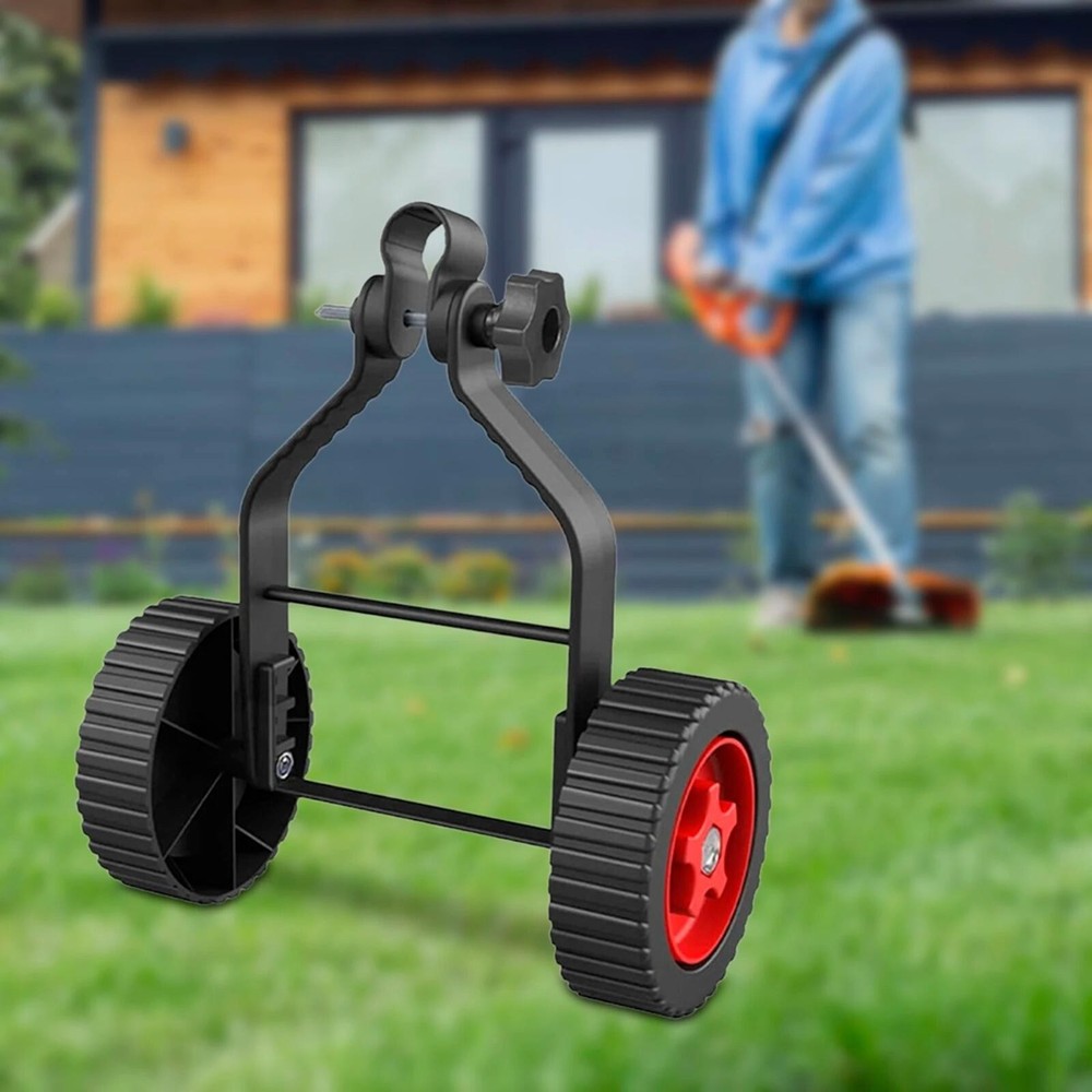 Universal String Trimmer Grass Eater Weed Cutter Adjustable Support Wheels Set