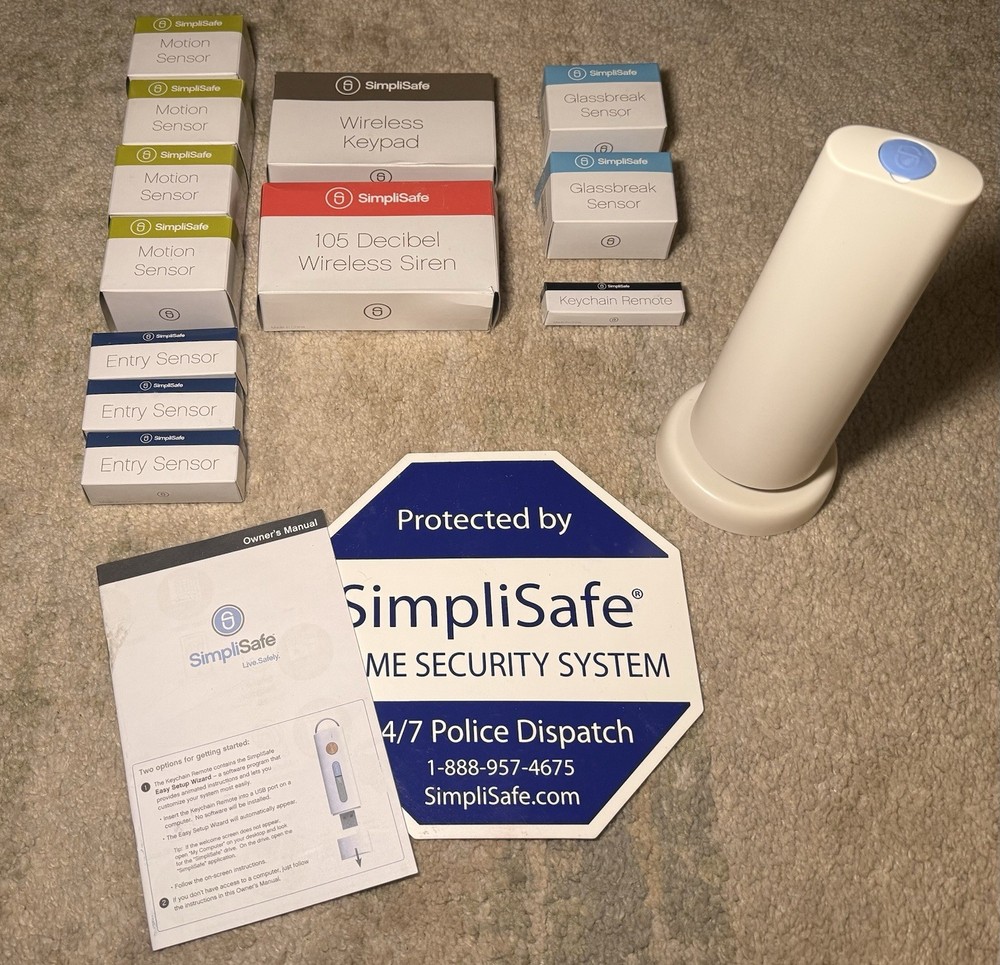 SimpliSafe 1st Generation Original Security Lot Keypad Base