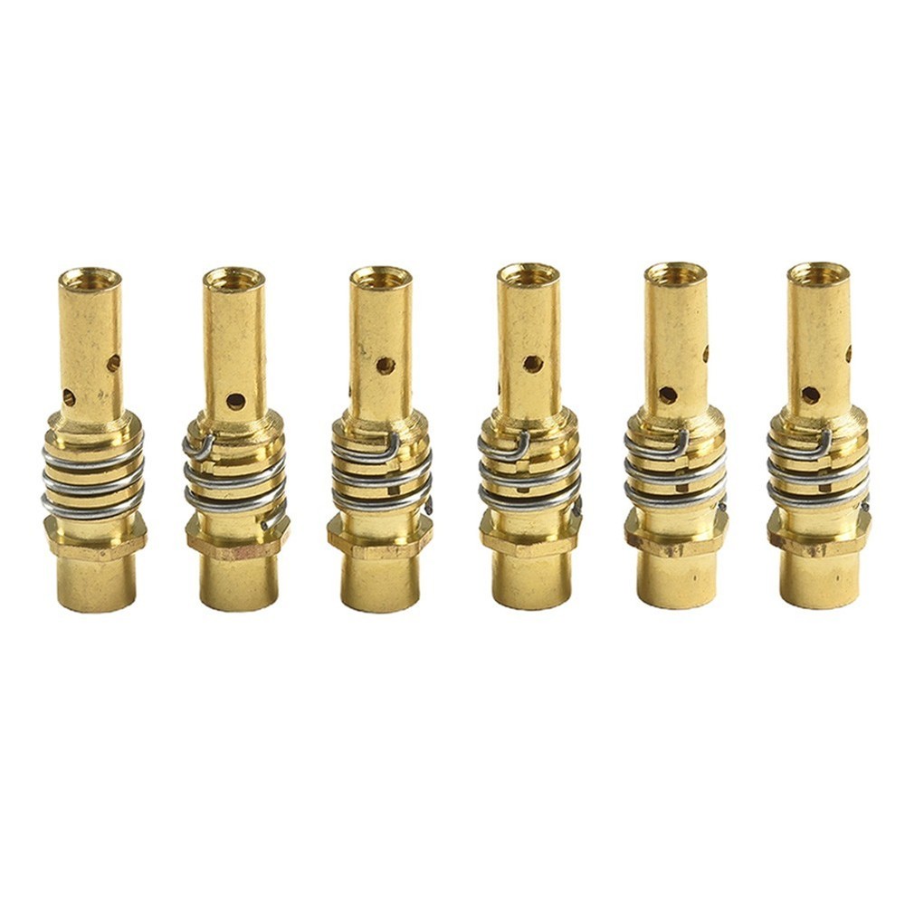 6PCS Contact Tip Holder Diffuser for 15AK MIG MAG Welding Torch Nozzle Set