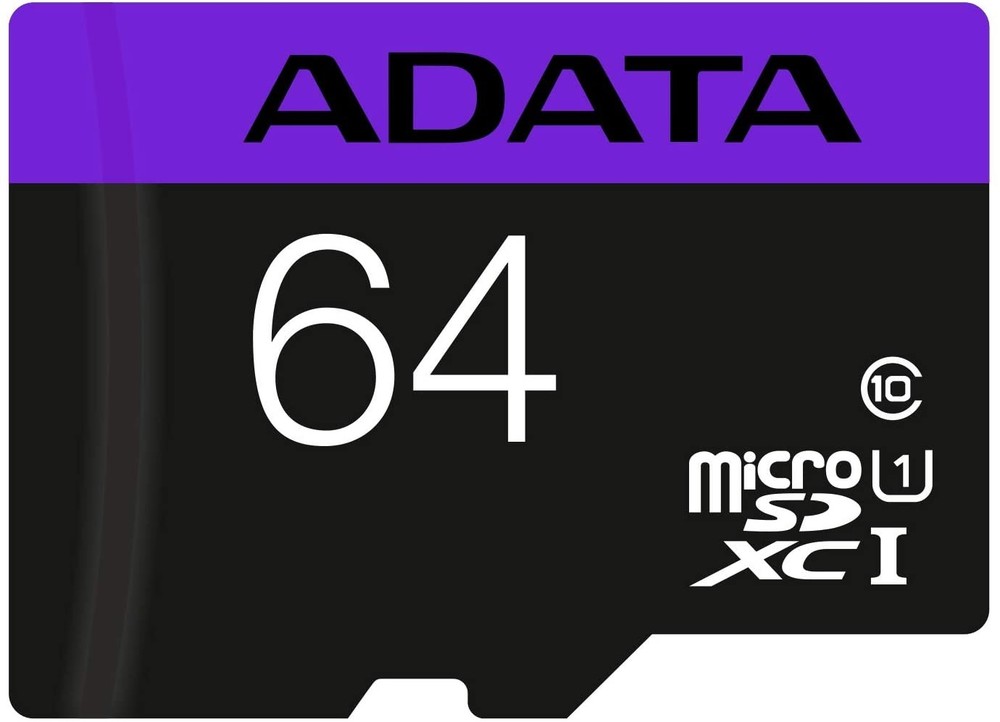 ADATA Premier 64GB micro SD Class10 Memory Card with Adapter