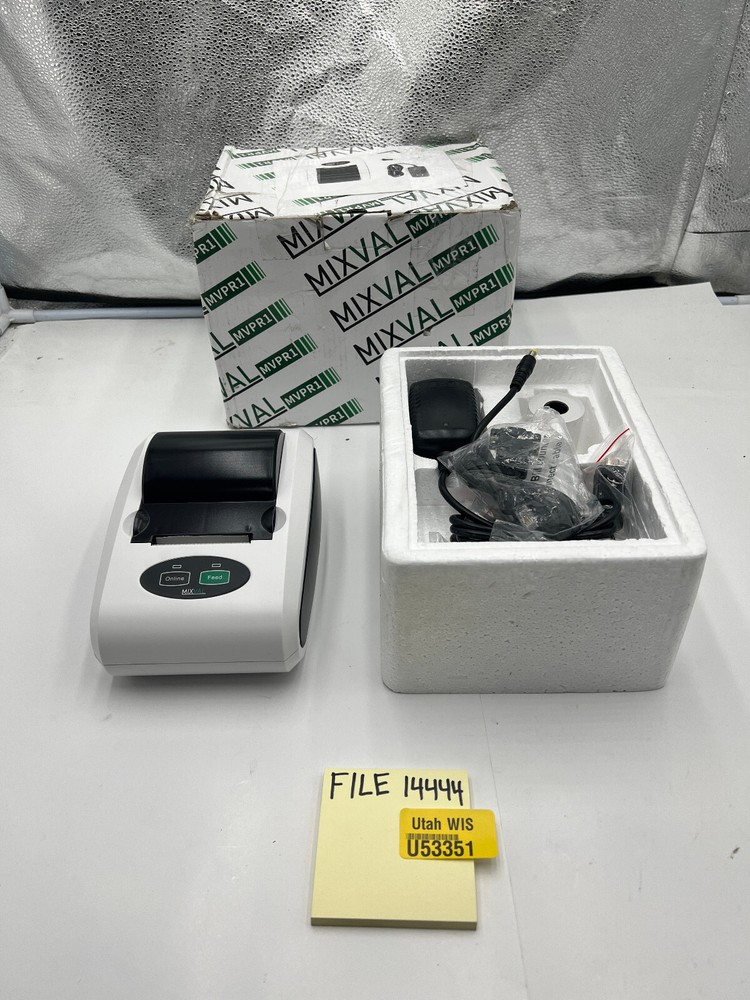 MIXVAL MVPR1 Thermal Receipt Printer DC8V 3A 90mm/second