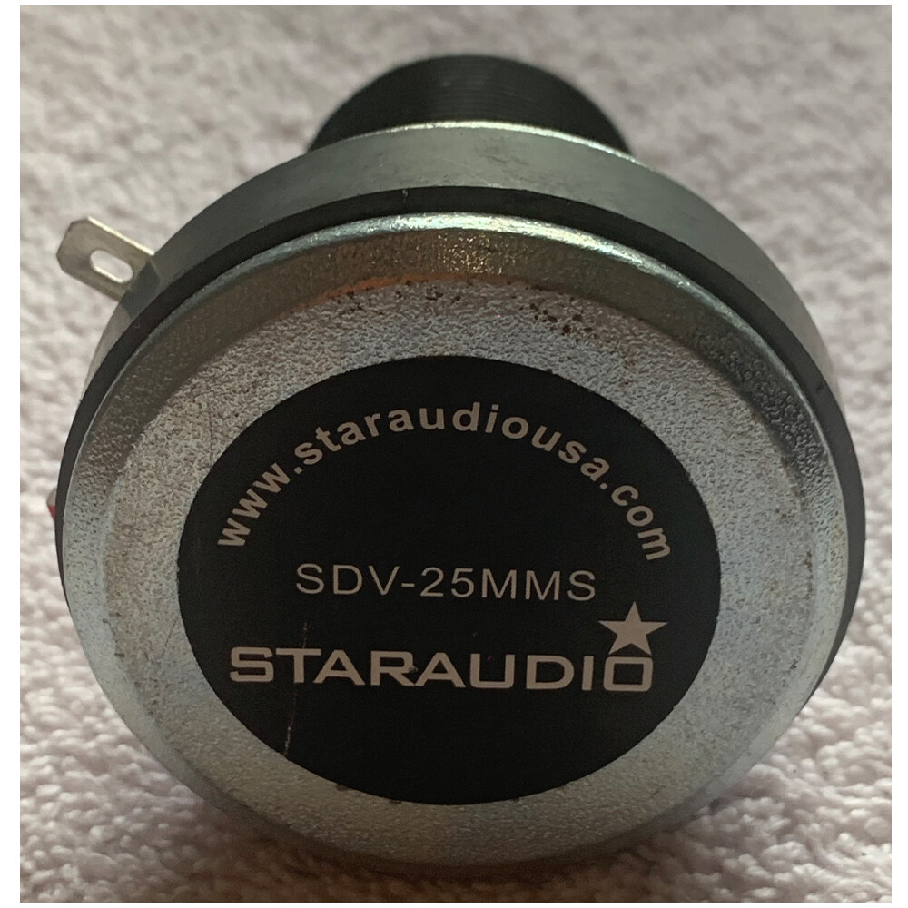 25mm Driver Horn Tweeter Titanium Compression Screw-on for Replacement Speaker