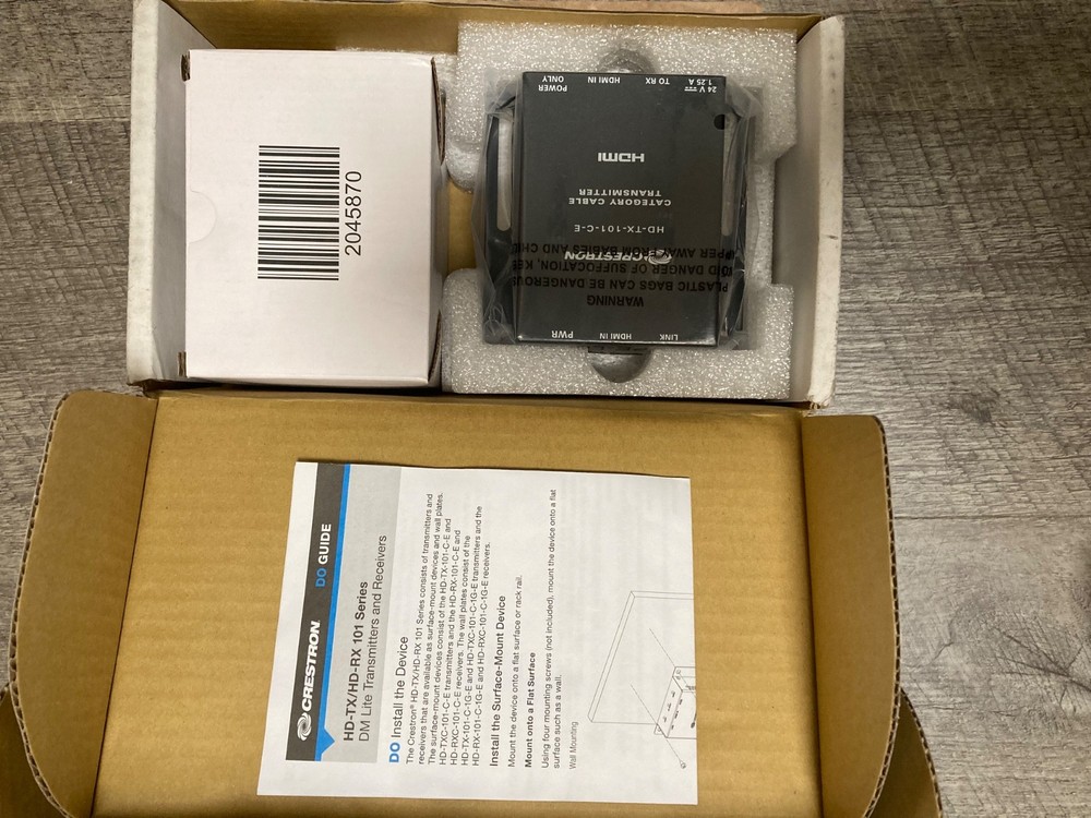 Crestron HD-TX-101-C-E – New, Open-box (HDMI over CATx Transmitter)