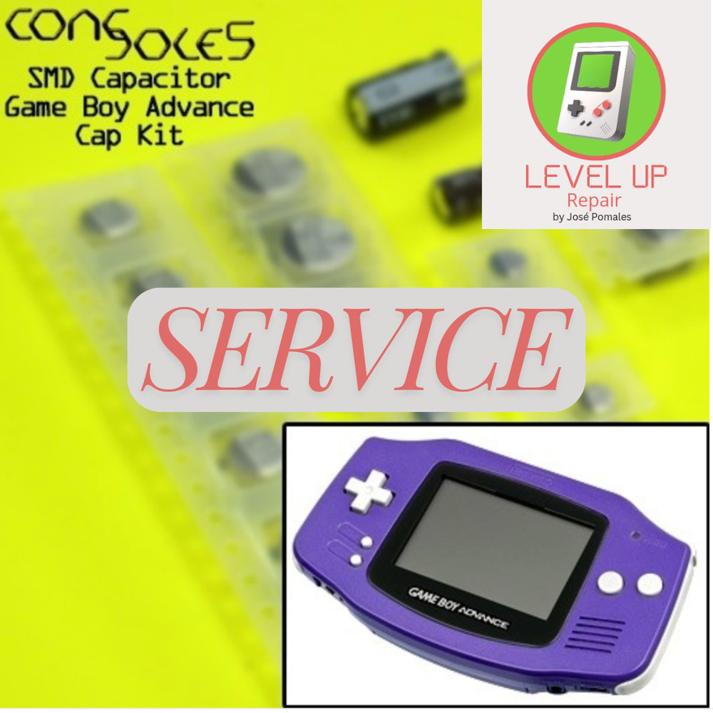 NINTENDO Gameboy Advanced(GBA) CAPACITOR REPLACEMENT -PLEASE READ