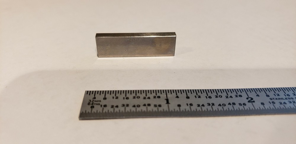 .129" CEJ Rectangular Steel Gage Gauge Block, Grade B