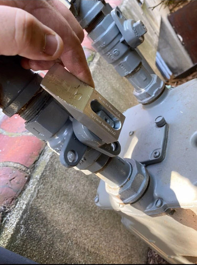 Mini Aluminum Forcible Entry Wedge With Gas Shut Off - FireFighter Wedge