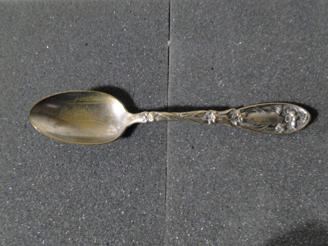 Vintage Oxford Silver Plate Co. Spoon "Narcissus" Pattern (1908) Teaspoon 6"