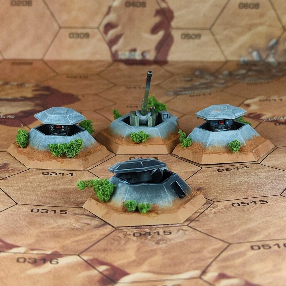 Dot hex - 6mm Sir Mortimer x2