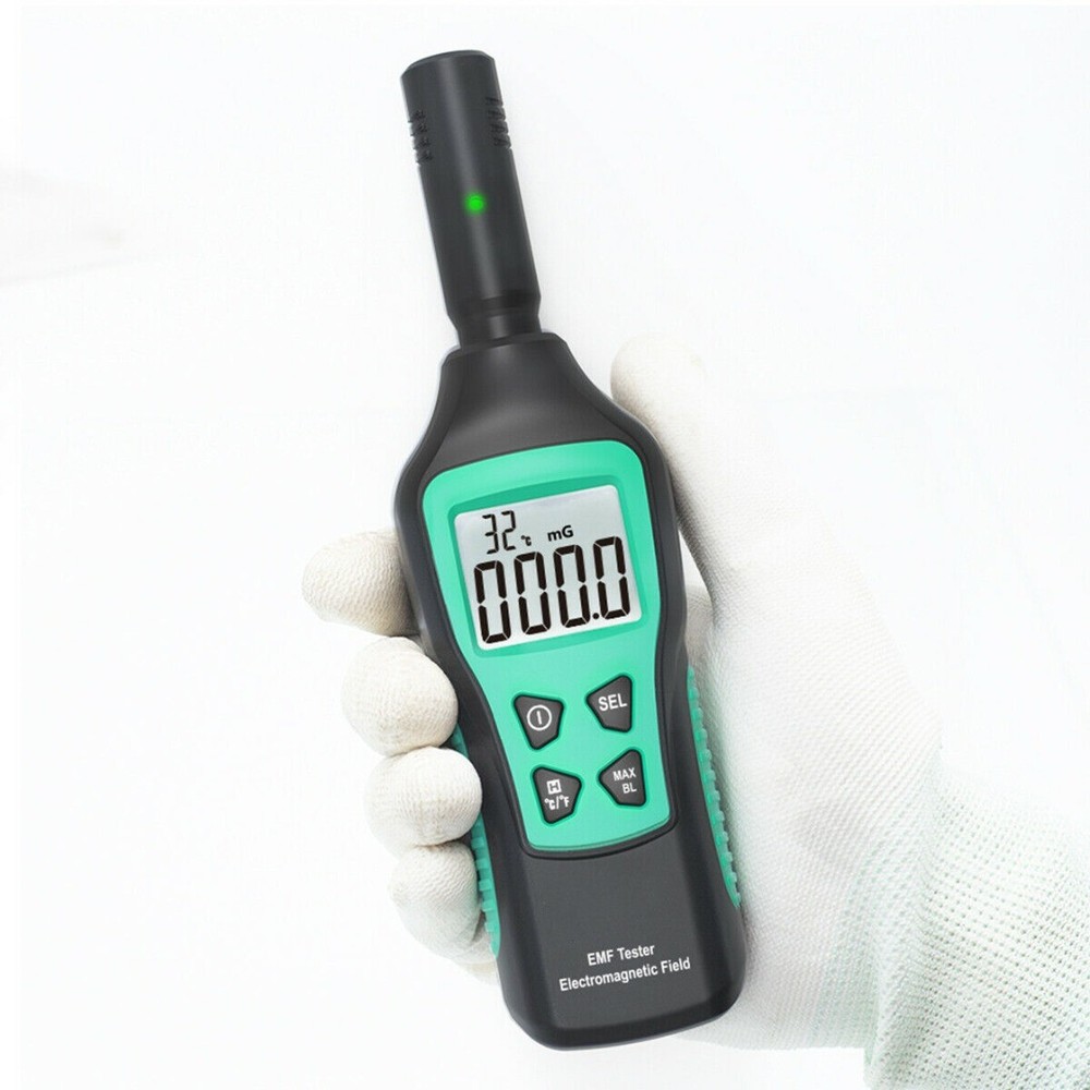 Handheld High Precision Electromagnetic Radiation Detector Tool EMF Meter