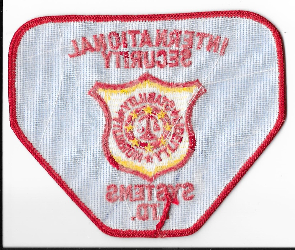 International Security Systems Ltd. Shoulder Patch V4