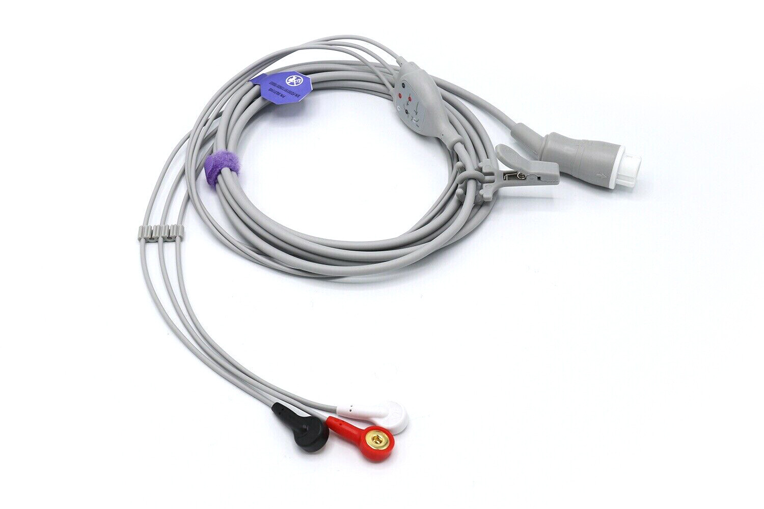 Philips 12 pin 3 Leads Snap ECG EKG Cable M1972A - Same Day Shipping