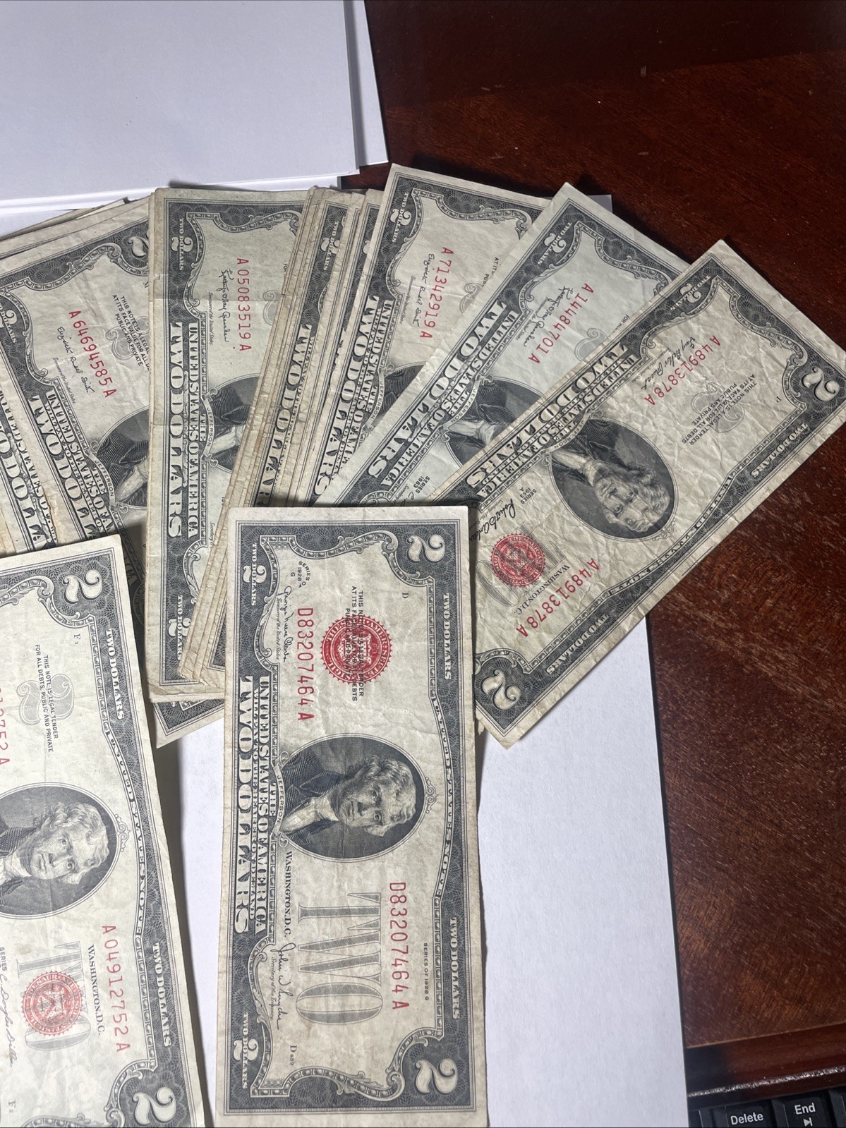 2 Dollar Red Seals ~ $2 Bill G-XF _ Collectible Currency PLEASE READ DESCRIPTION