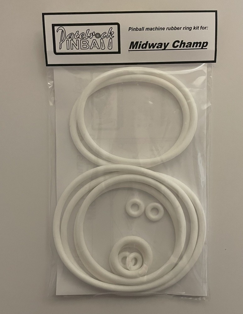 1963 Midway Champ Pinball Machine Rubber Ring Kit