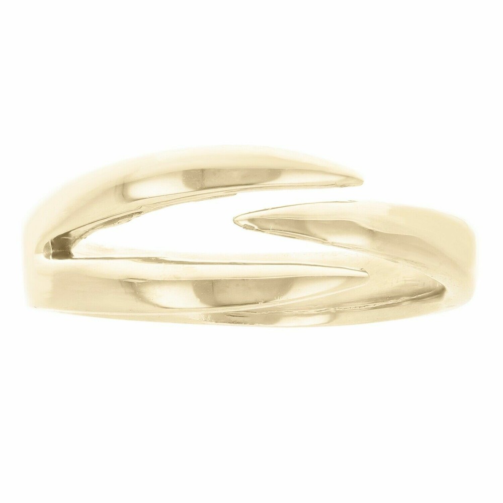 14k Yellow Gold Stackable Claw Ring 3.3 grams Size 6.75