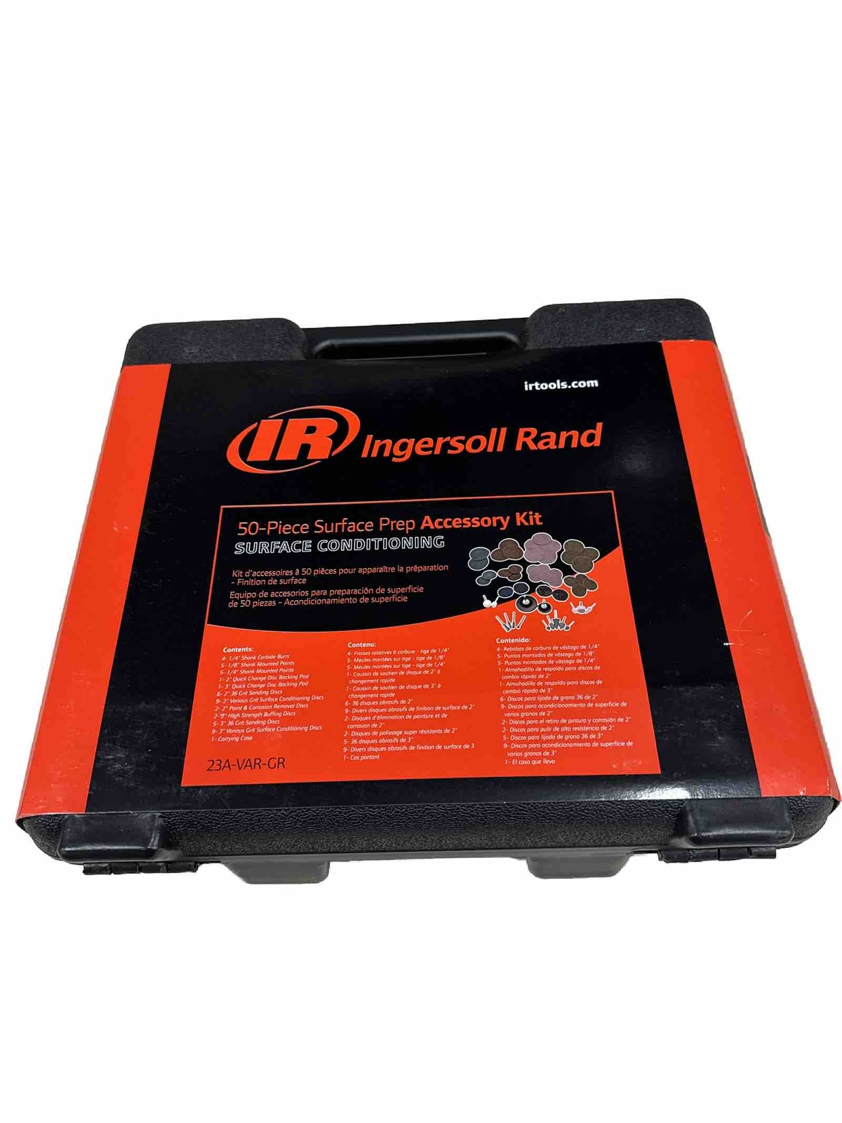 Ingersoll Rand 23A-VAR-GR 50-Piece Surface Prep Accessory Kit