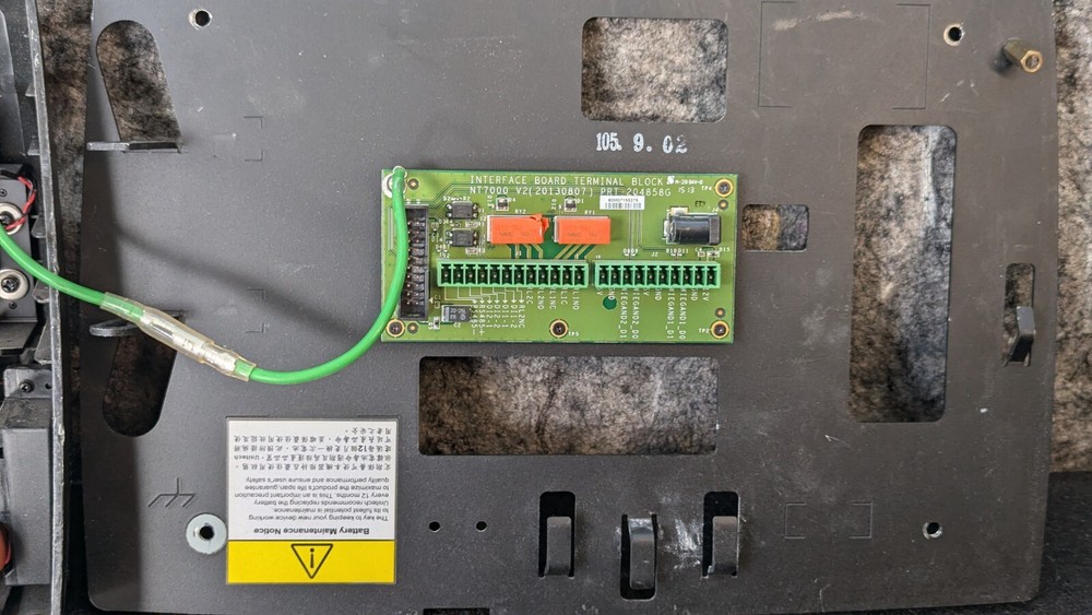 Novatime NT7000 Card Reader Time Clock { Powered On Tested }