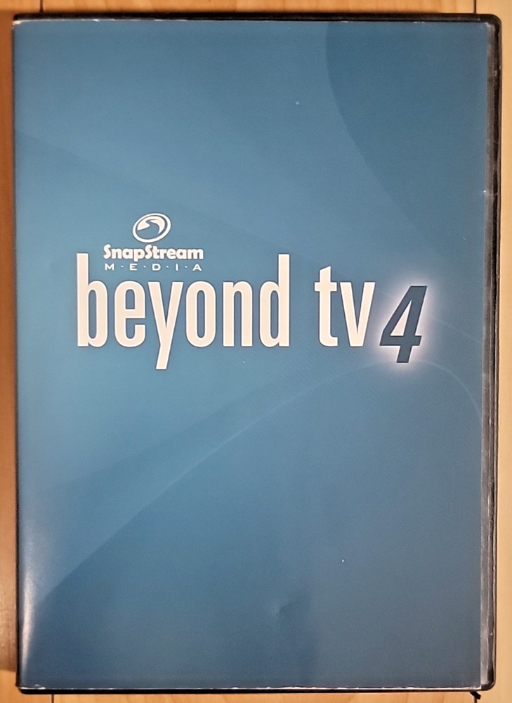 SnapStream Media Beyond TV 4 - 2006 CD Software -- READ