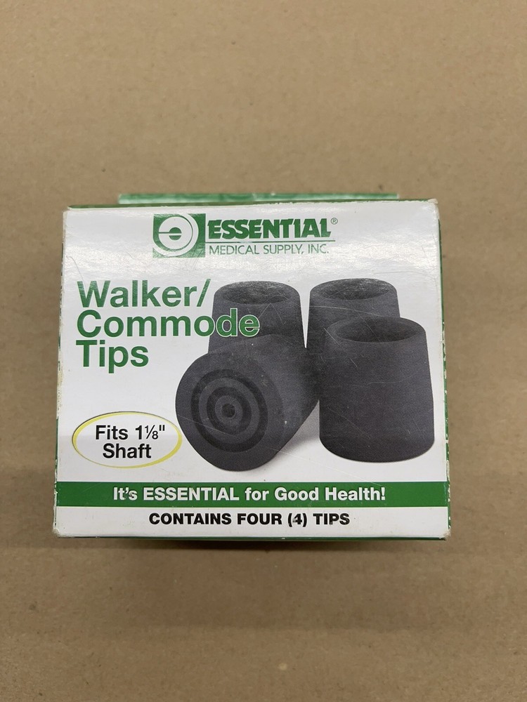 Walker/commode tips fits 1 1/8” Shaft NIB