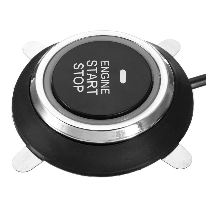 Car Engine One Key Start Sound Stop Push Alarm System Keyless Entry Remote Kit