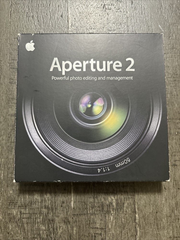 Apple Aperture 2 Photo Editing & Management Software Retail Version - w/ Key