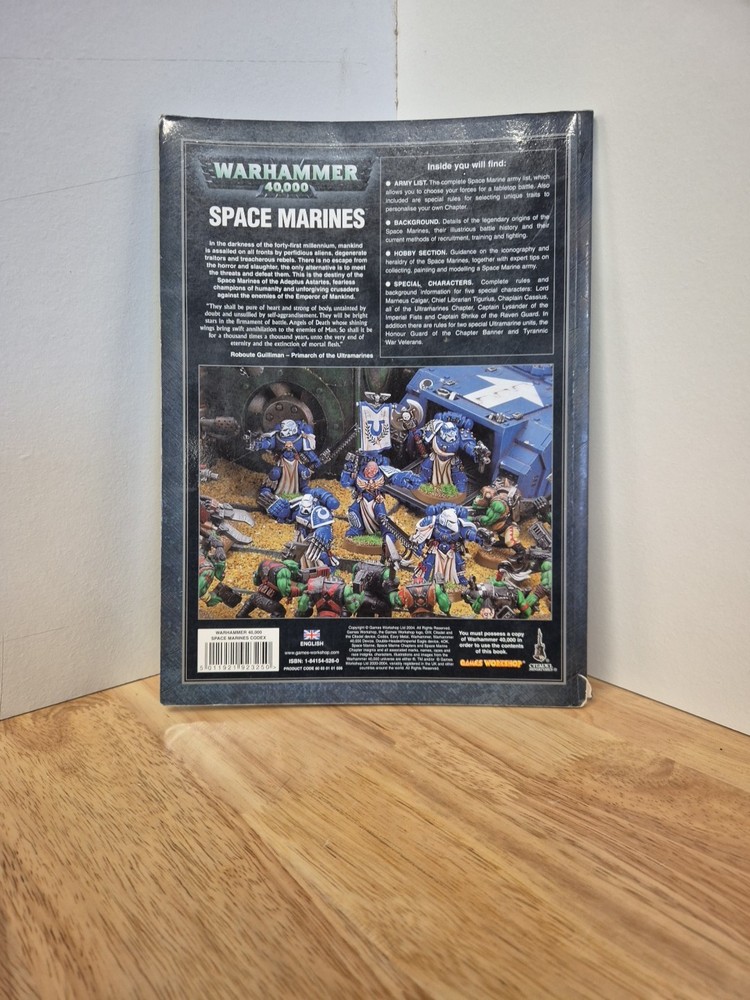 Warhammer 40k Space Marines 2002 5th Edition Games Workshop Codex Book