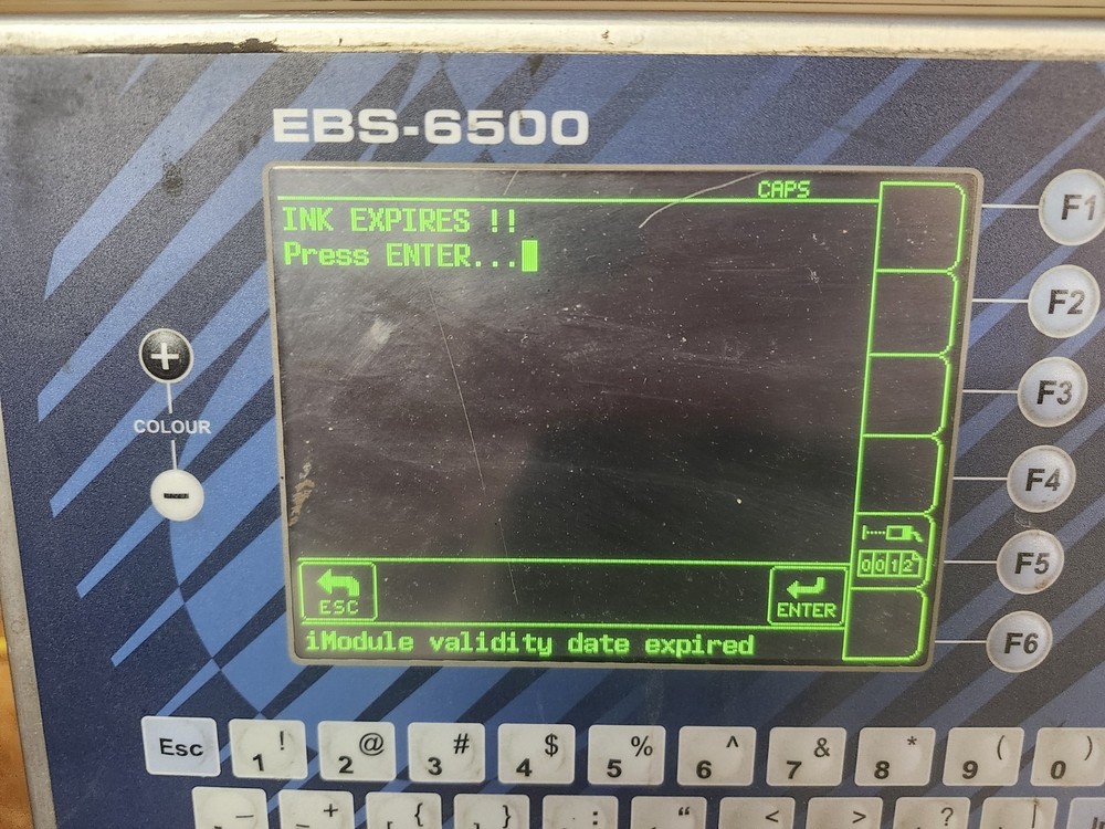 EBS 6500 INK-JET Printer system Free shipping