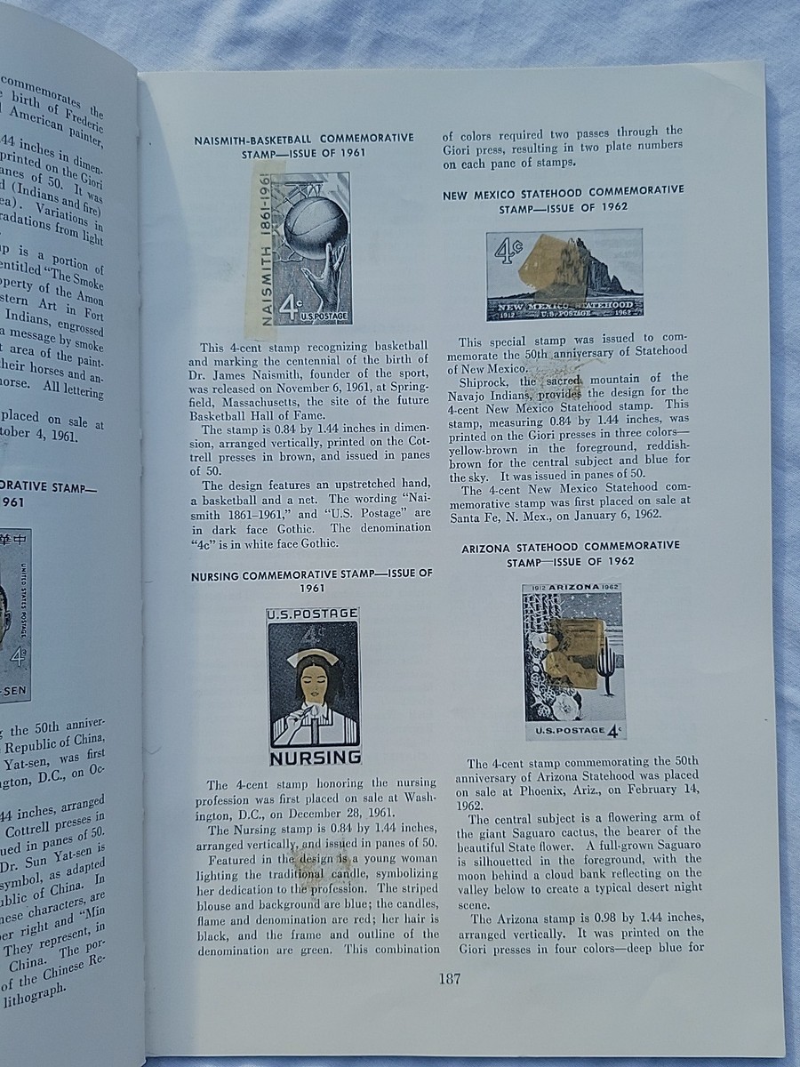 Postage Stamps of the United States 1847-1963 Post Office Dept Postmaster *READ*