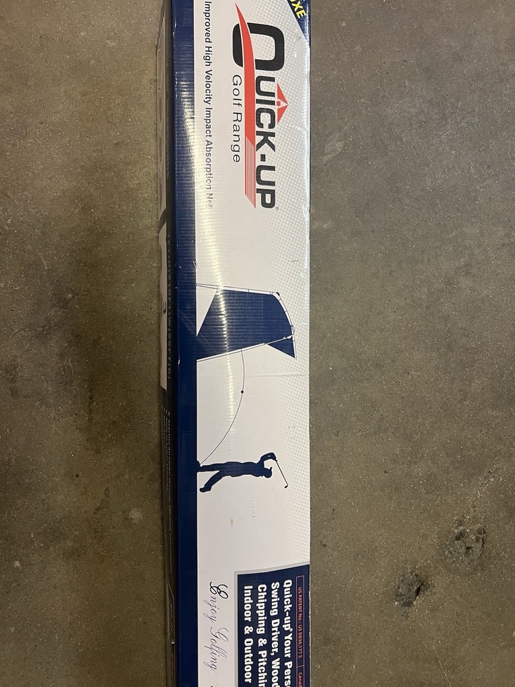 Quick-Up Golf Cage Tent Range Slice Guard Chipping Net Hitting Practice