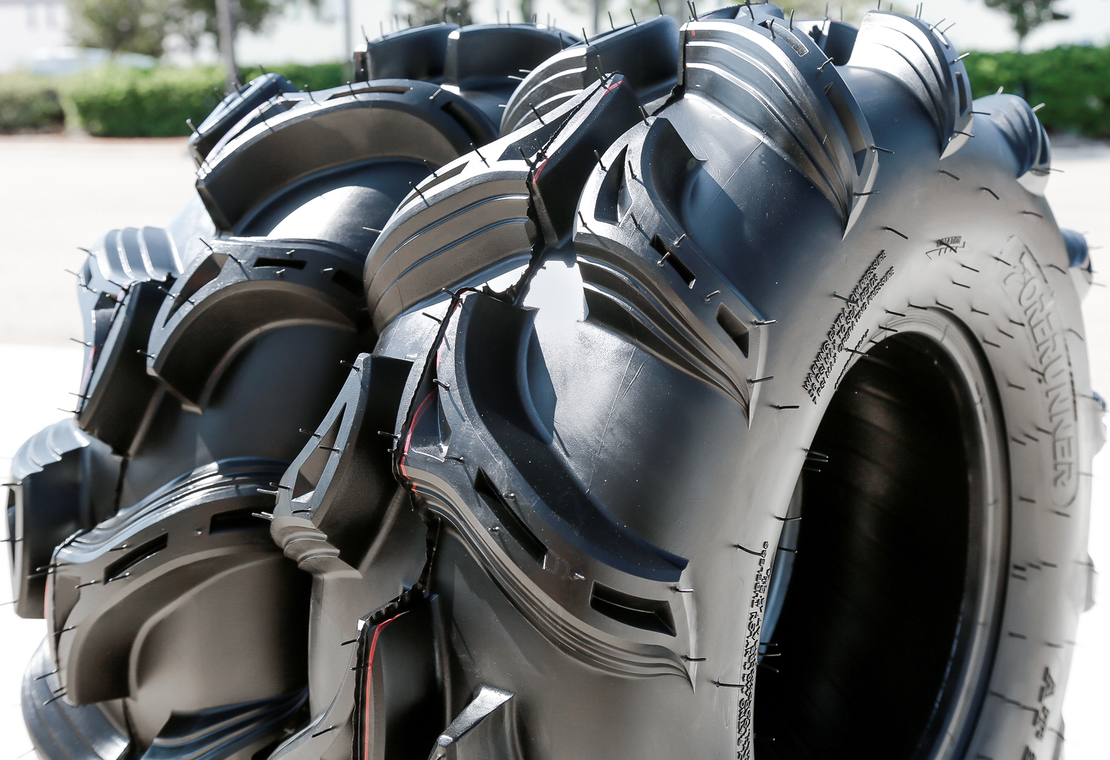 4 Forerunner Vulcan 28x9.00-14 28x9-14 28x9x14 52F 6 Ply M/T Mud ATV UTV Tires