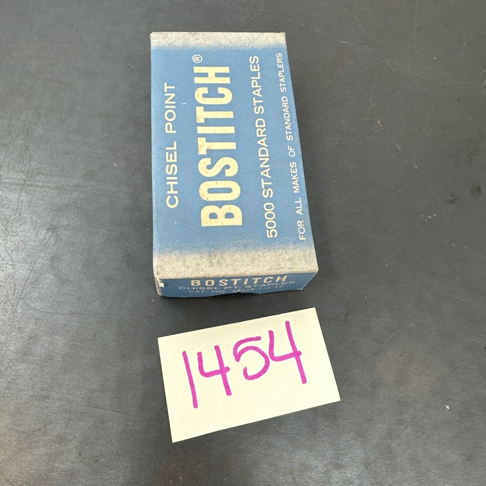 Bostitch Chisel Point Staples Old New Stock