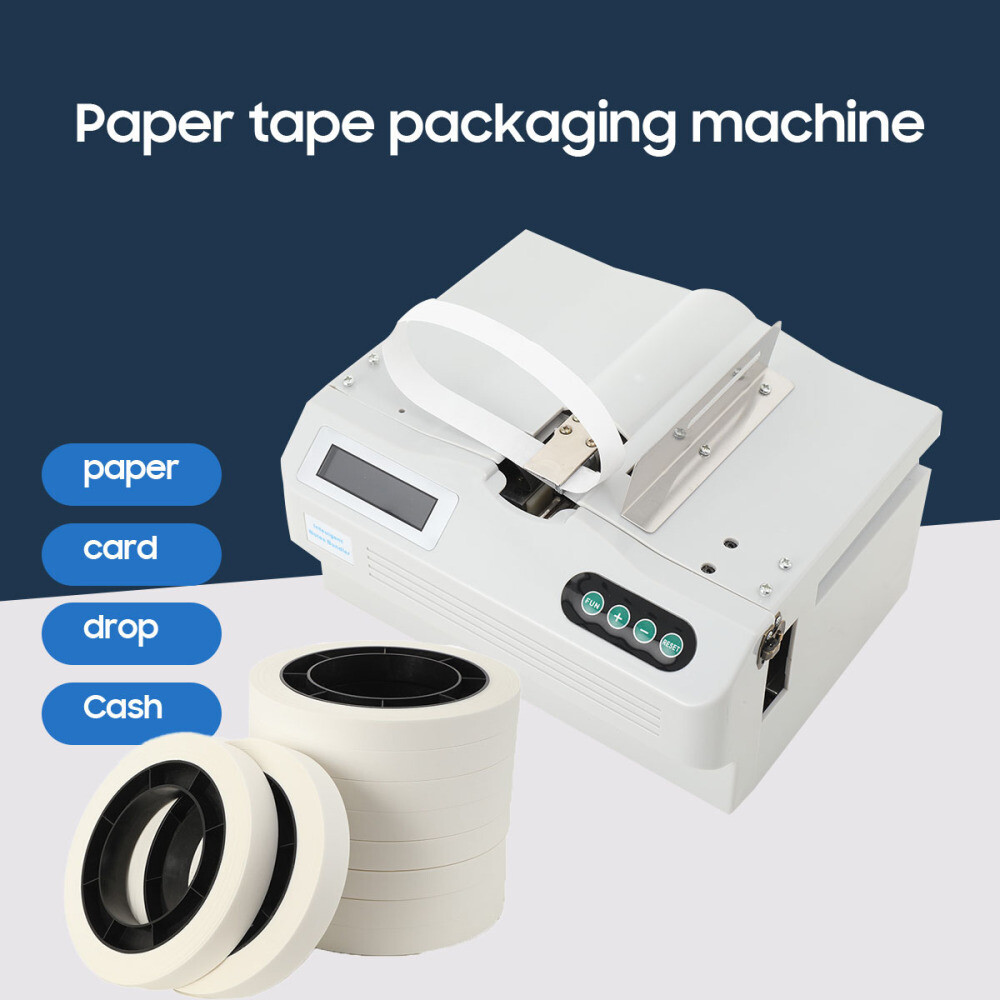 Automatic Small Banknote Binding Machine Money Packer Strapping Bundling Machine