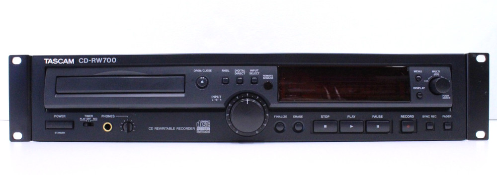 Tascam CD-RW700 Professional CD Rewritable Recorder Player - Tested