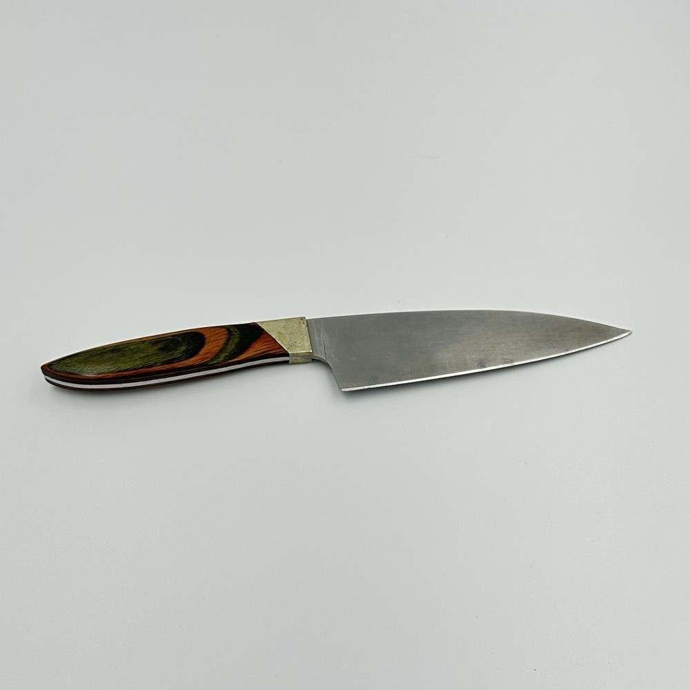 Custom 5" Full Tang Vintage Kitchen Knife Wood Handle