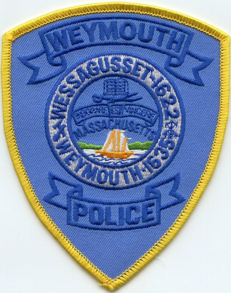 WEYMOUTH MASSACHUSETTS POLICE PATCH