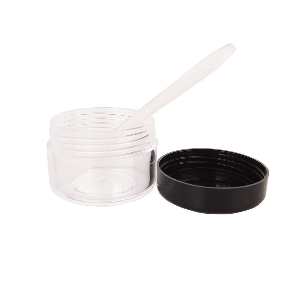 12pack 15 Gram Small Clear Cosmetic Sample 15ml Empty Containers for Make-up ...