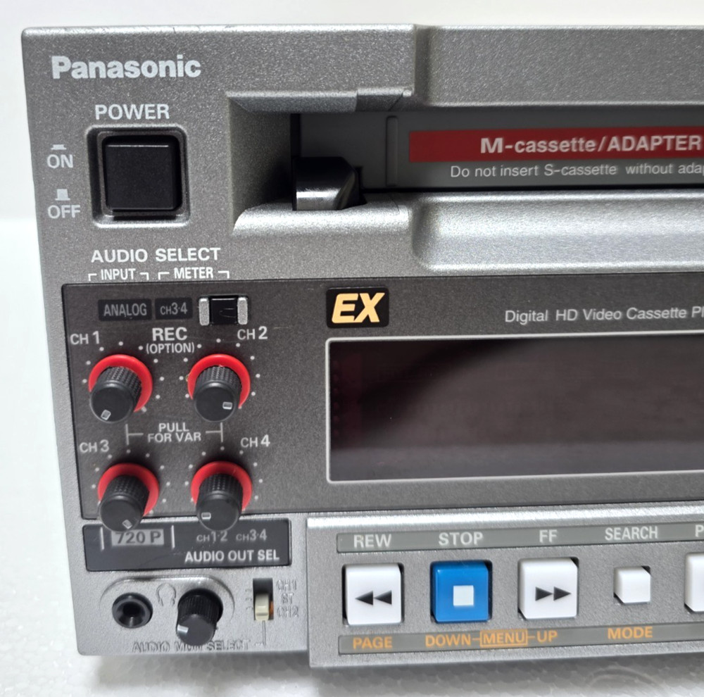 Panasonic AJ-HD1200A Compact DVCPRO Recorder Tested & Working