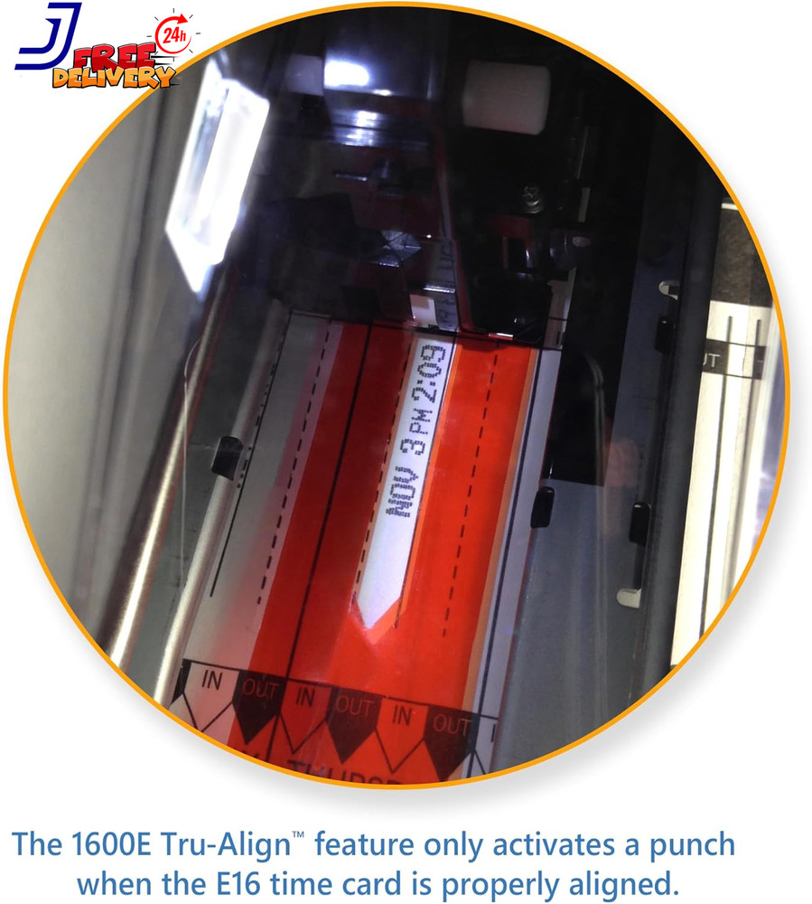 Lathem 1600e Time Clock Punch Machine & Document Stamp Time Keeping System with