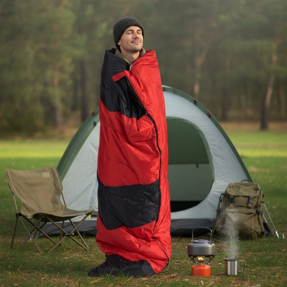 Lightweight Sleeping Bag for Backpacking, Hiking, Waterproof Compact Envelope