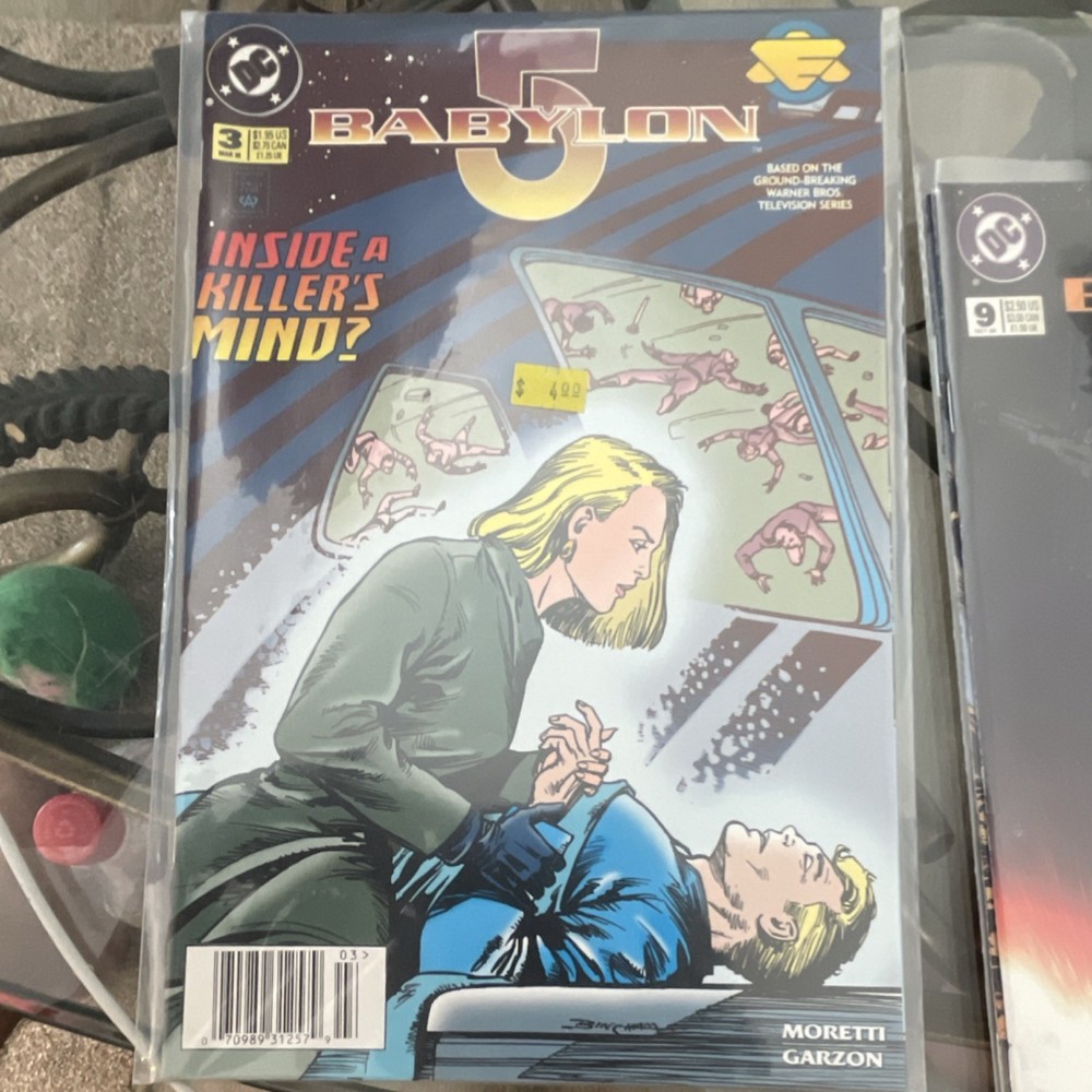 DC Babylon 5 Comic Issue #3 Inside a Killer's Mind 1995 Sci-Fi Horror Vintage