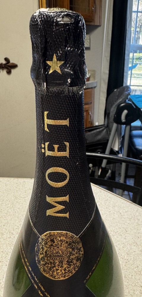 Moet & Chandon Nectar Imperial Champagne Dummy Empty Bottle Prop, Unopened