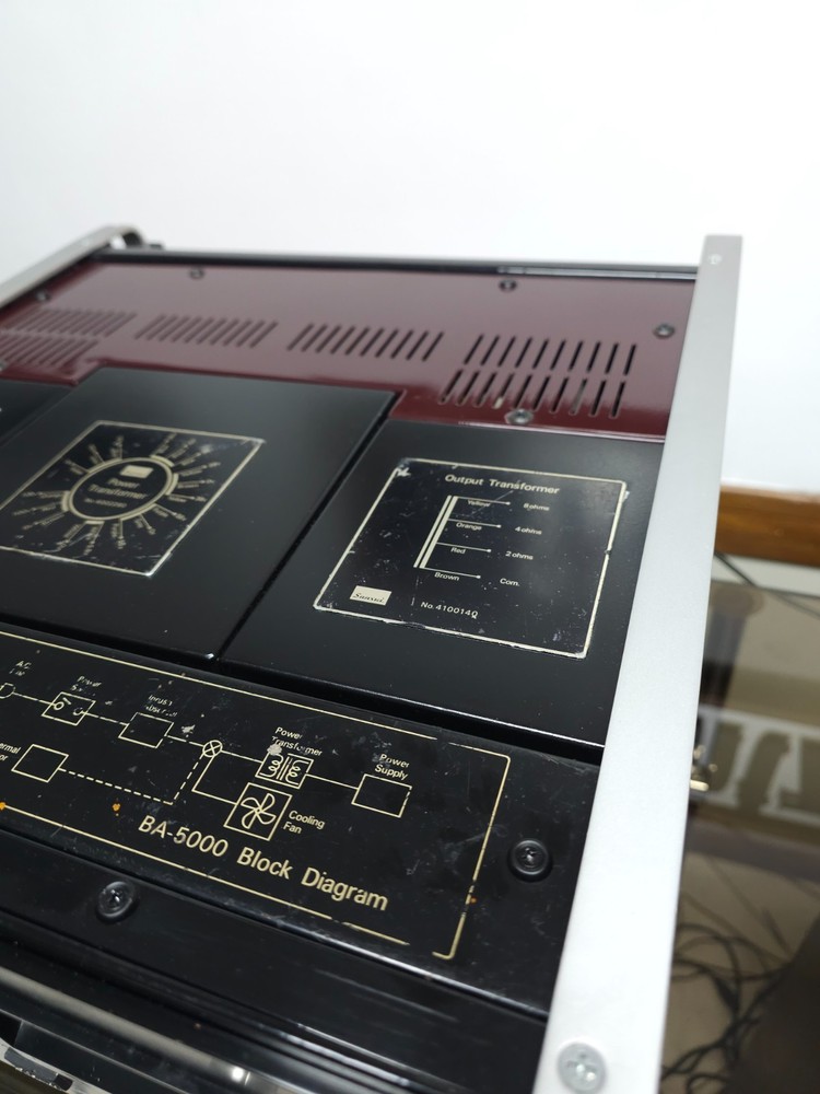 Sansui BA-5000 Stereo Power Amplifier Serviced Operational
