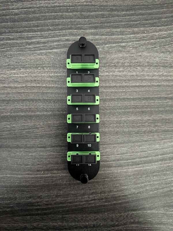 CCH Compatible SC/APC SM 12 Pack Adapter Panel (CCH10013)