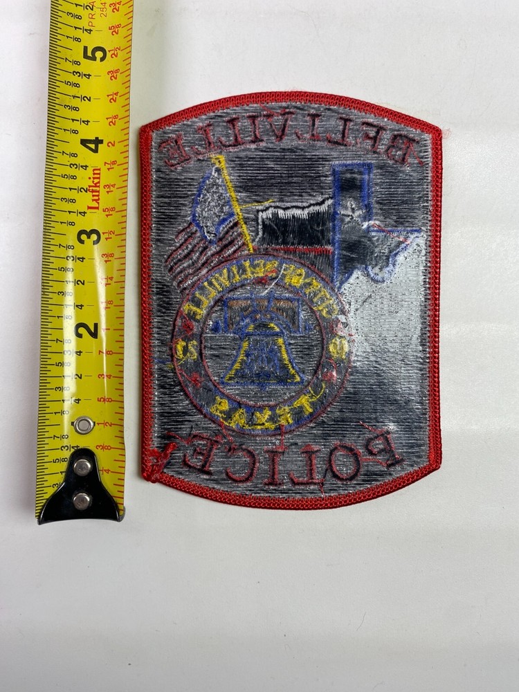 Bellville Police Texas TX Patch D6