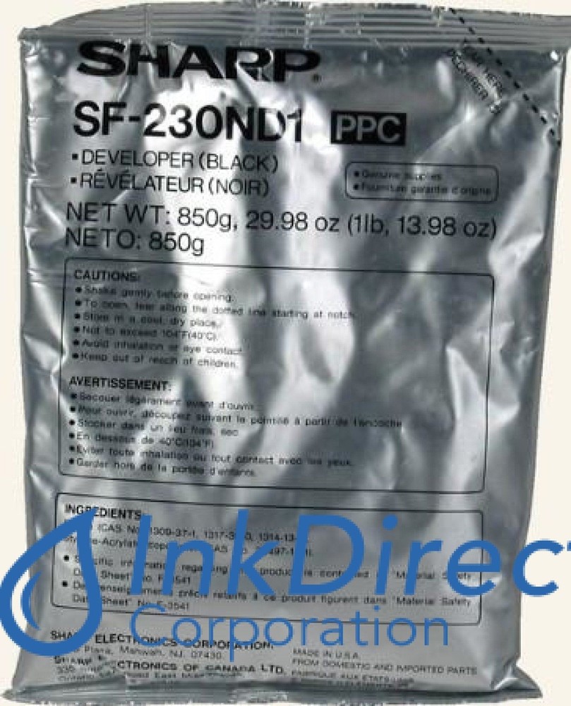 Genuine Sharp SF230ND1 - L SF-230ND1 - L Developer Black SF 2025 2030 2530