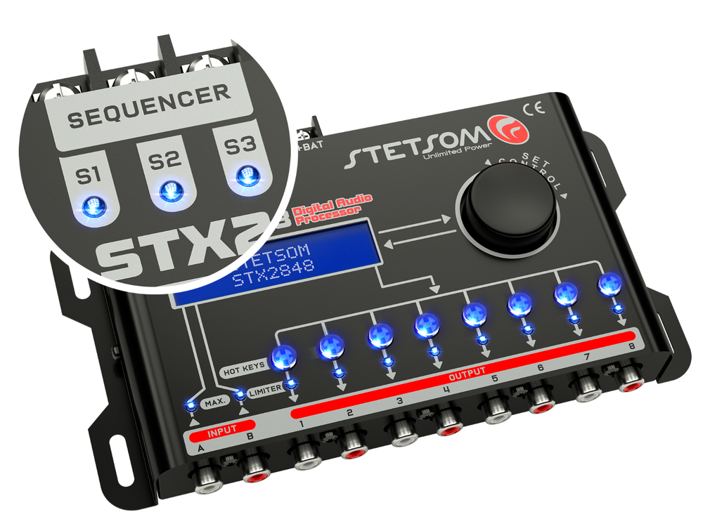 Stetsom STX2848 Digital Audio Processor + Same Day Shipping From USA!