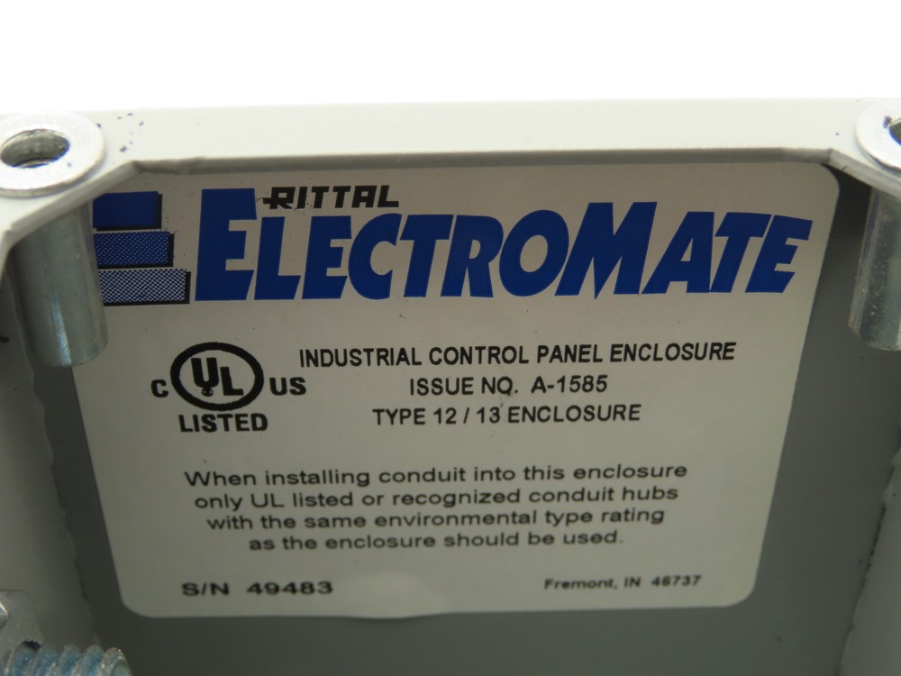 Electromate E1PBGM Green Illuminated Pushbutton Enclosure